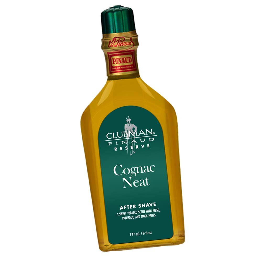 Clubman Reserve Cognac Neat Aftershave Lotion für Männer – Klassischer Aftershave-Splash, beruhigende Aftershave-Pflege, 177 ml