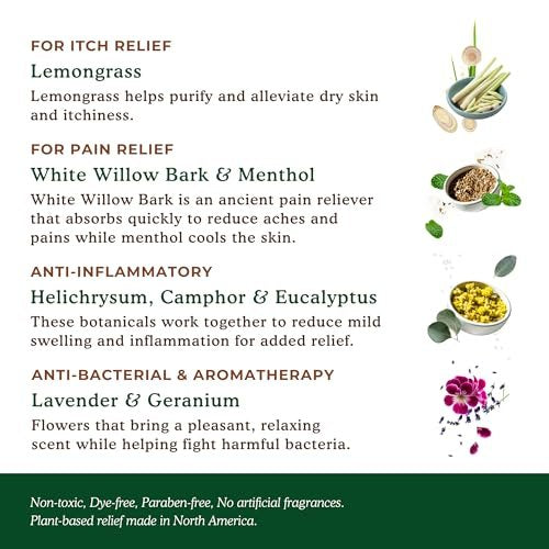 Nature's Willow Bug Bite Balm – Natürlicher Insektenstich-Balsam gegen Schmerz & Juckreiz, 0,5 oz