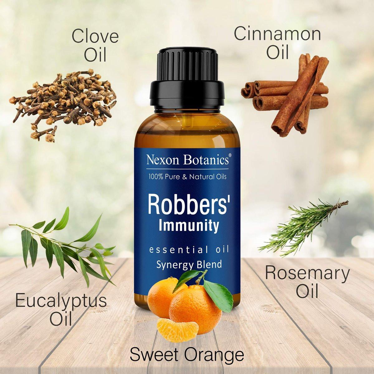 Nexon Botanics Immunstärkende ätherische Ölmischung 30 ml – Natürlicher Schutz gegen Verunreinigungen für Diffuser