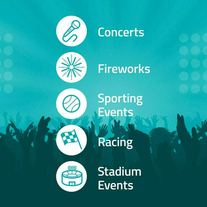 3M Gehörschutzstöpsel für Events & Konzerte, 4 Paar (8 Stöpsel), Schalldämmung NRR 32 dB, bequemer Sitz, weich und glatt, einfach einzuführen und zu entfernen