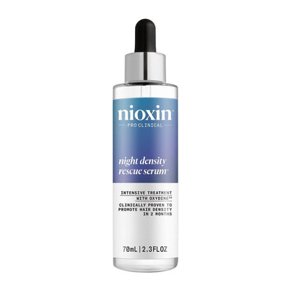 Nioxin Night Density Rescue Serum | Übernacht-Haarserum für dichteres Haar | Schützt vor Haarbruch | Intensive Pflege mit Oxydine | 2,4 Fl. Oz.