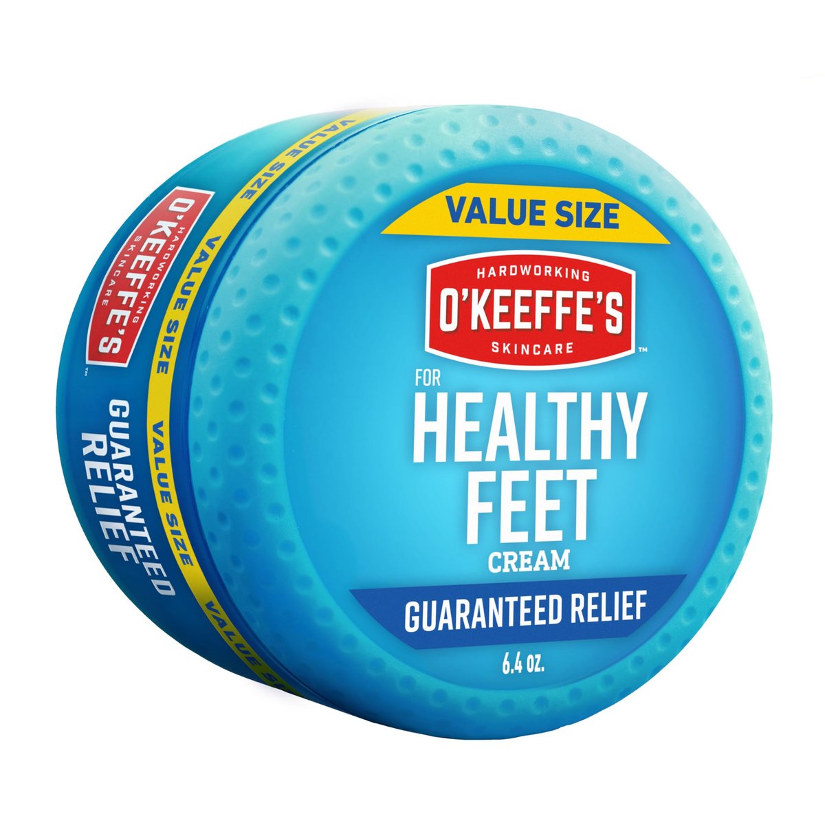 O'Keeffe's for Healthy Feet Fußcreme – 6,4 oz Glas (1 Pack) – Garantierte Linderung für extrem rissige, trockene Füße, reparierende Hautpflege, steigert und erhält sofort den Feuchtigkeitsgehalt