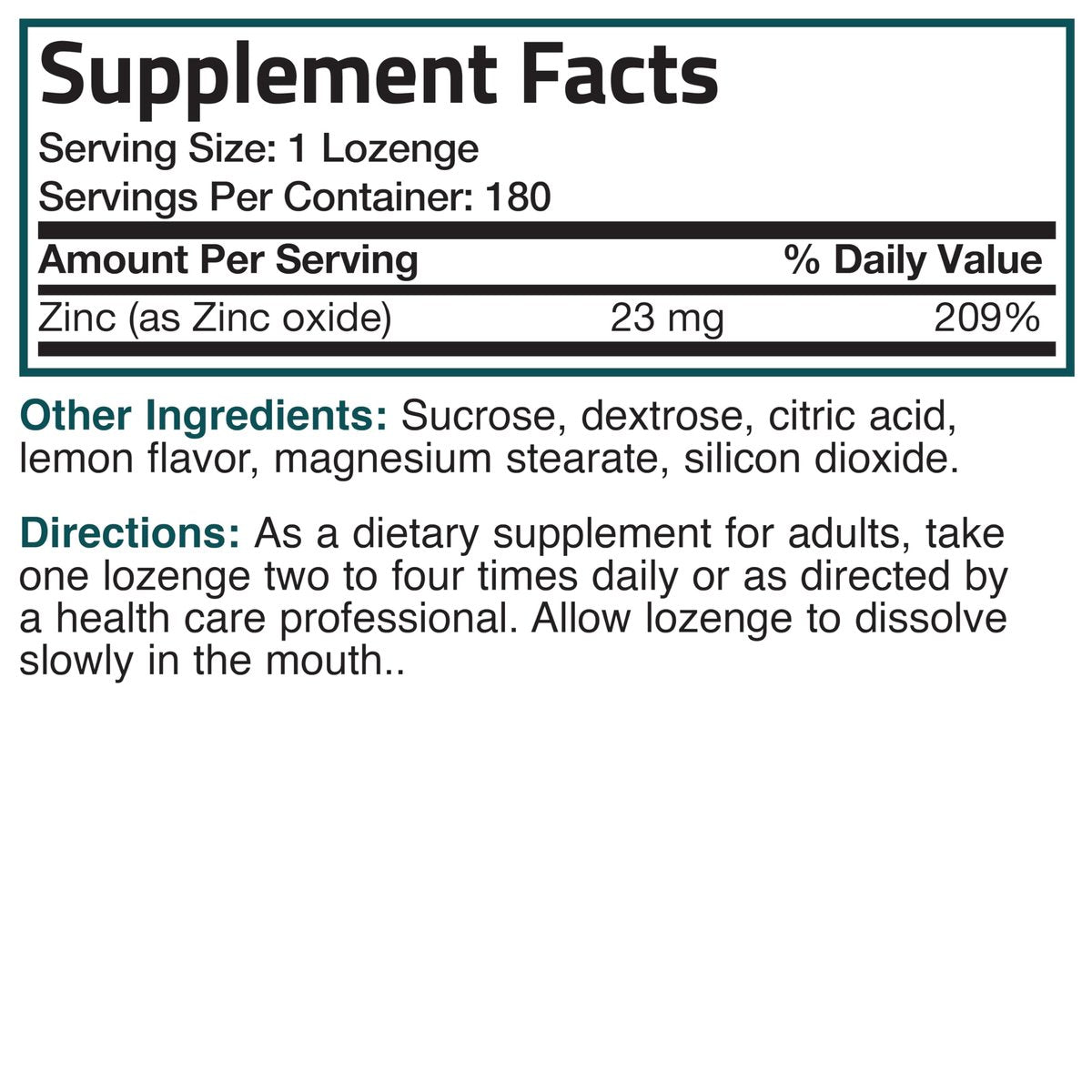 Bronson Zink Lutschtabletten Antioxidans & Immununterstützung Supplement Zitronengeschmack, 180 Kautabletten