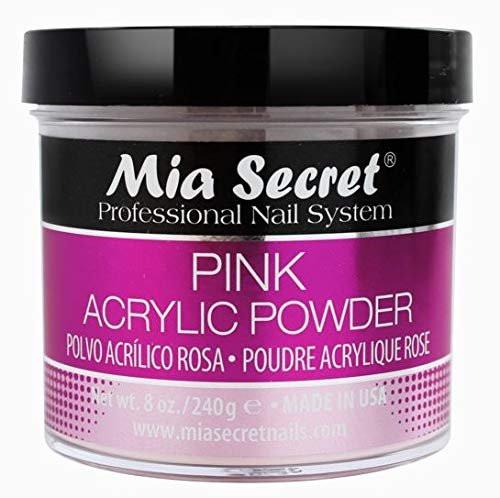 MIA SECRET Acrylpulver 2er Set – Klar + Pink 8 oz