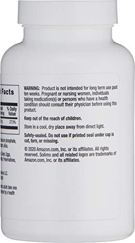 Solimo Zink 30 mg, geschmacksneutral, 300 Tabletten, Zehnmonatsvorrat