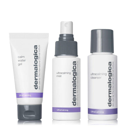 Dermalogica Sensitive Skin Rescue Kit – 3-teiliges Set: Gesichtsreiniger, Toner & Feuchtigkeitscreme für empfindliche Haut – Beruhigt, pflegt und minimiert Irritationen