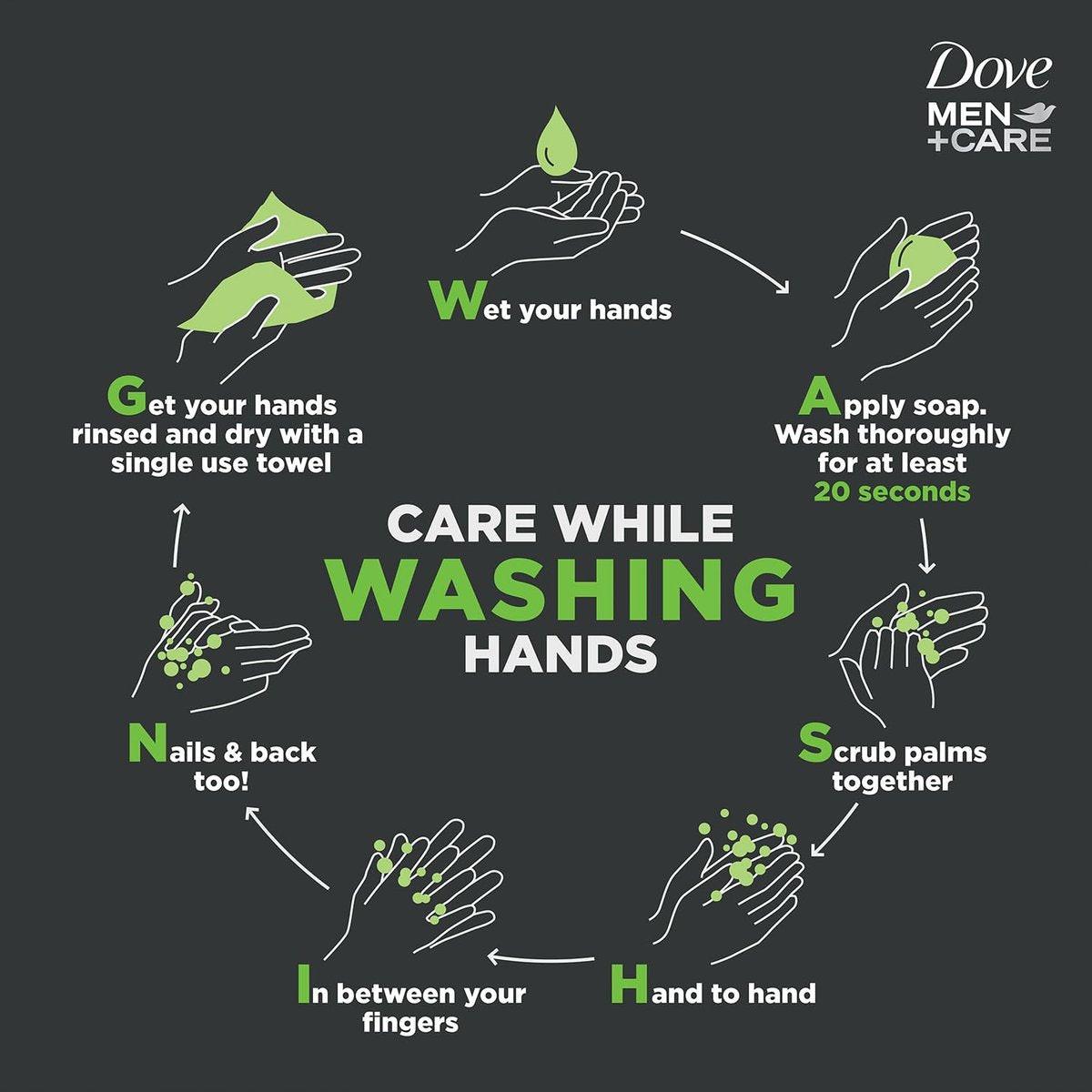 Dove Men+Care Seife Extra Fresh 4er-Pack (24 Stück) – Feuchtigkeitsspendender 3-in-1 Reiniger für Körper, Hände und Gesicht, 22,5 Oz je Stück