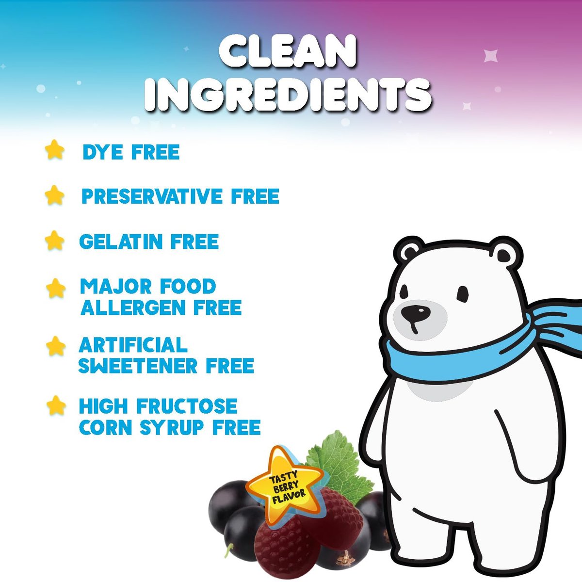 Nature's Nutrition Kinder Immunstärkung Holunder Gummibärchen - Tägliche Vitamine C, Zink & Unterstützung für Kinder - Vegan, Glutenfrei, leckerer Beerengeschmack - 60 Gummibärchen