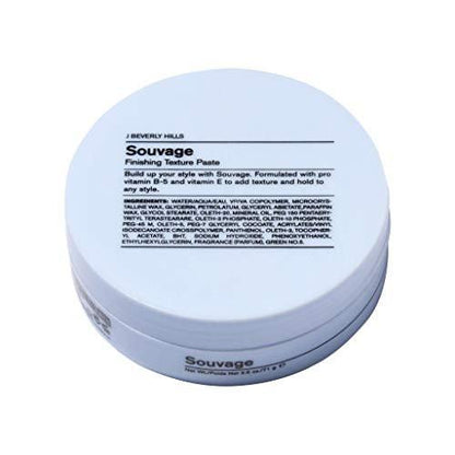 J Beverly Hills Blue Souvage Finishing Texture Paste mit Vitamin E für starkes Haar, 2,5 oz