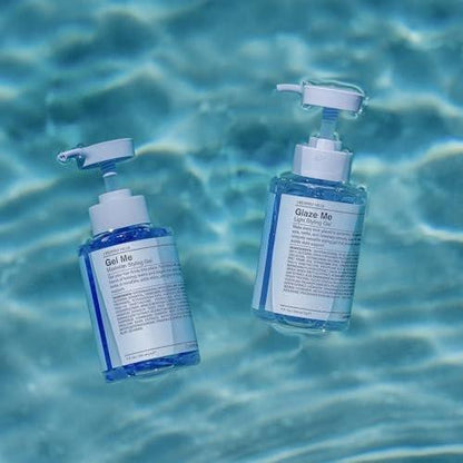 J Beverly Hills Blue Glaze Me Light Styling Hair Gel mit Aloe Vera für Feuchtigkeit, leichter Halt, 200 ml