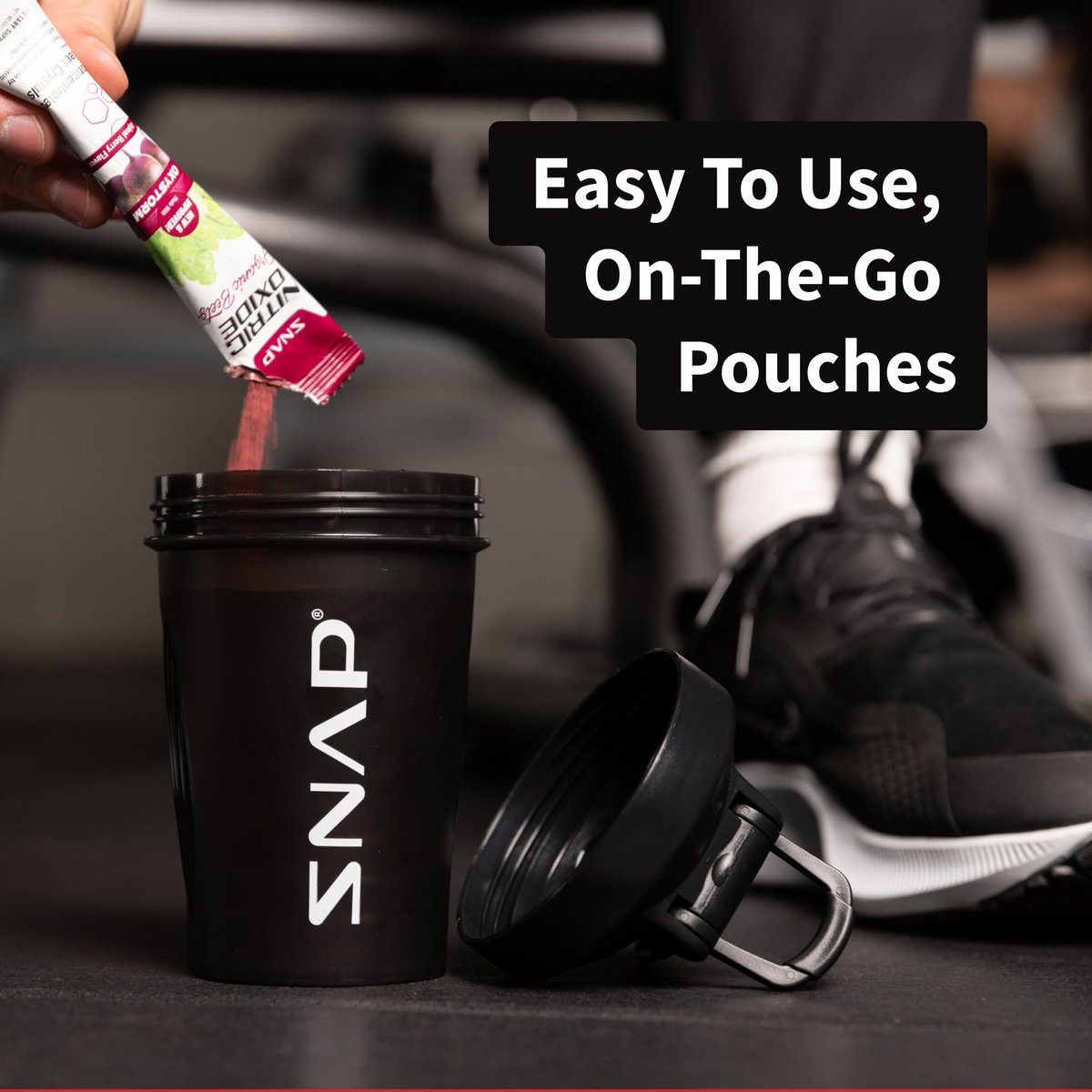 Snap Supplements Bio-Rote Bete-Pulver – Stick-Packs mit gemischten Beeren, 10er-Pack, zur Unterstützung von gesundem Blutdruck und Energie