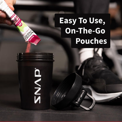 Snap Supplements Bio-Rote Bete-Pulver – Stick-Packs mit gemischten Beeren, 10er-Pack, zur Unterstützung von gesundem Blutdruck und Energie