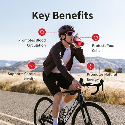 Snap Supplements Bio-Rote Bete-Pulver – Stick-Packs mit gemischten Beeren, 10er-Pack, zur Unterstützung von gesundem Blutdruck und Energie