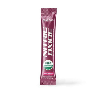 Snap Supplements Bio-Rote Bete-Pulver – Stick-Packs mit gemischten Beeren, 10er-Pack, zur Unterstützung von gesundem Blutdruck und Energie