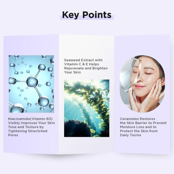 DEWYCEL AMPULE CREME mit Niacinamid, Ceramid NP, Hyaluronsäure und Adenosin | Feuchtigkeitscreme für alle Hauttypen, nicht klebend, für strahlende Haut | Koreanische Premium-Hautpflege | 80 ml