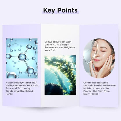 DEWYCEL AMPULE CREME mit Niacinamid, Ceramid NP, Hyaluronsäure und Adenosin | Feuchtigkeitscreme für alle Hauttypen, nicht klebend, für strahlende Haut | Koreanische Premium-Hautpflege | 80 ml