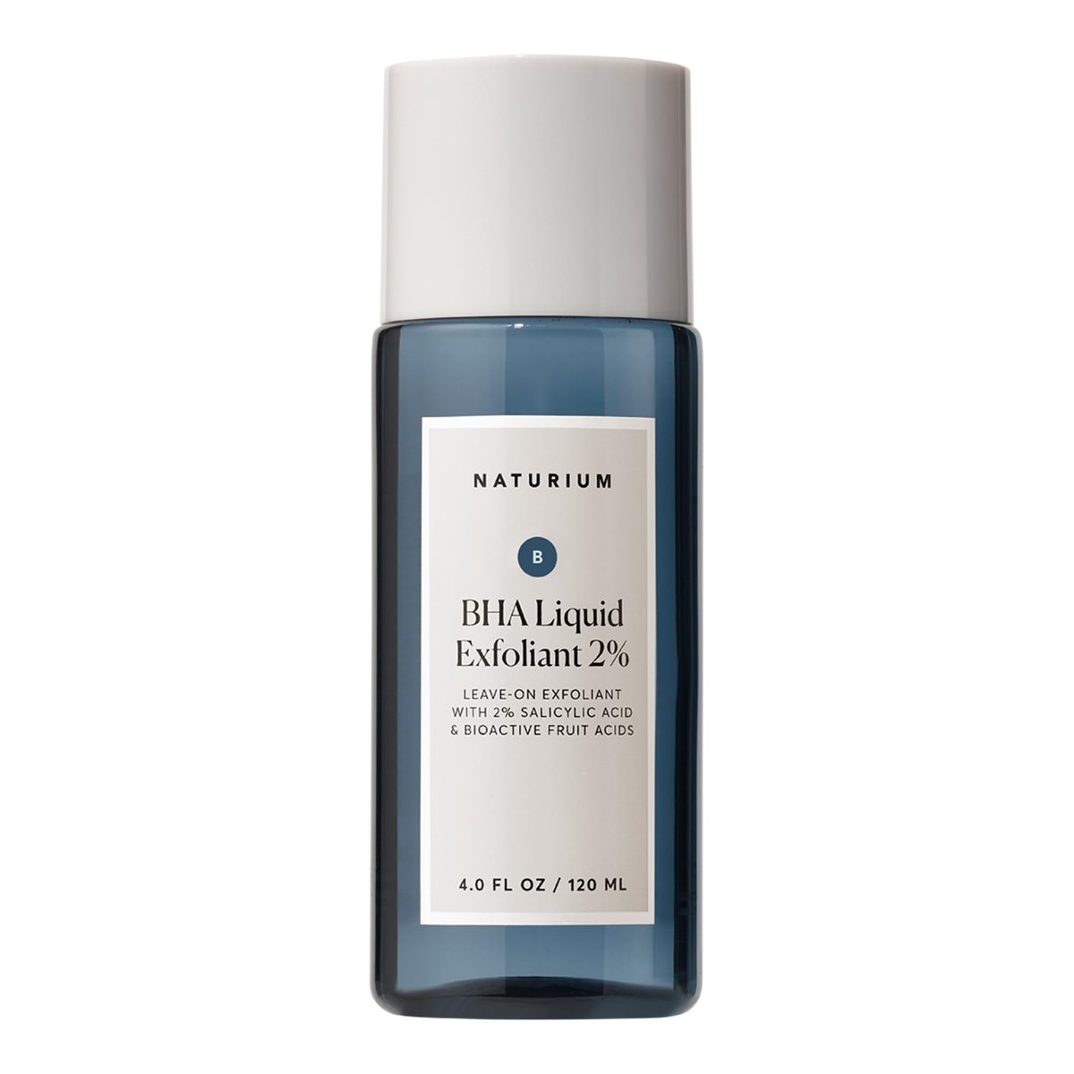 Naturium BHA Liquid Exfoliant 2% – Peeling für das Gesicht mit Salicylsäure & Fruchtsäuren, 118 ml