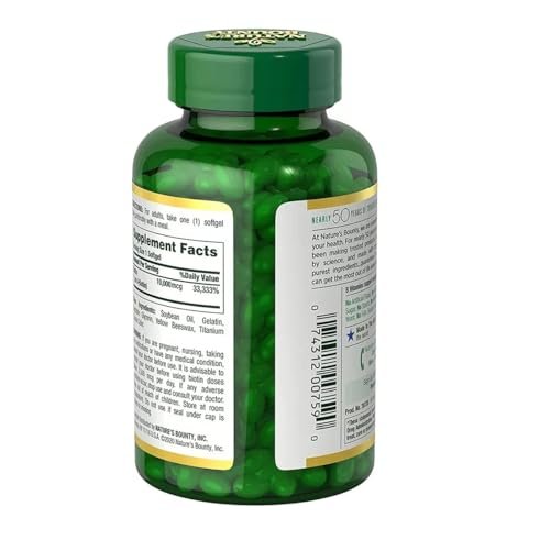 Nature's Bounty Biotin 10.000 mcg – 250 Rapid Release Softgels für Haar, Haut und Nägel