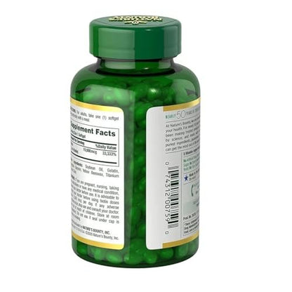 Nature's Bounty Biotin 10.000 mcg – 250 Rapid Release Softgels für Haar, Haut und Nägel