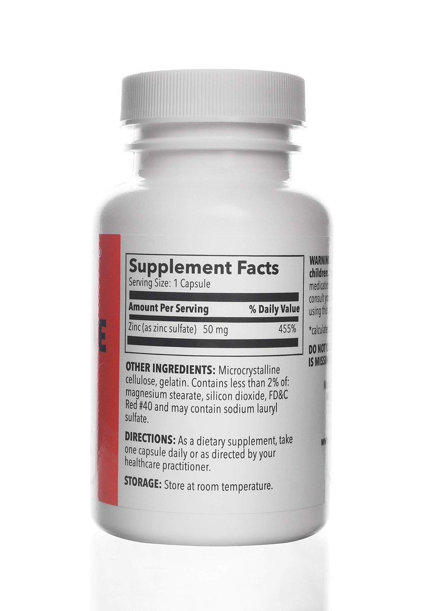 WELMATE Zinksulfat 220 mg – 100 Kapseln, Nahrungsergänzungsmittel