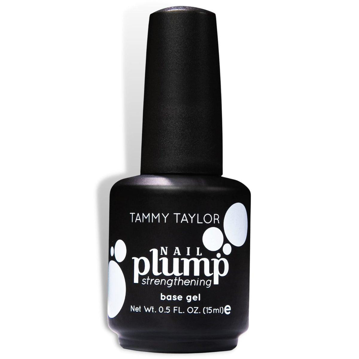Tammy Taylor Plump Builder Gel – Nagelhärter & Nagelverstärker für schwache & brüchige Nägel, klarer Gummibasis-Unterlack, 30 ml