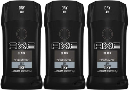 AXE Black Antitranspirant Deodorant Stick – 2,7 Unzen (3er-Pack) – 24h Schutz