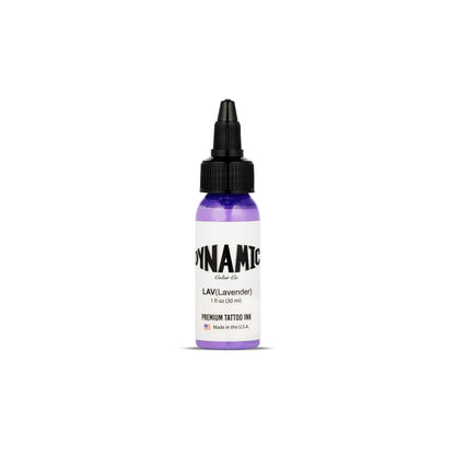 Dynamic Color Co. Lavendel Tattoo Farbe – Langanhaltend, Lebendig, sterilisiert, Hergestellt in USA, seit 1990 (30 ml Flasche)