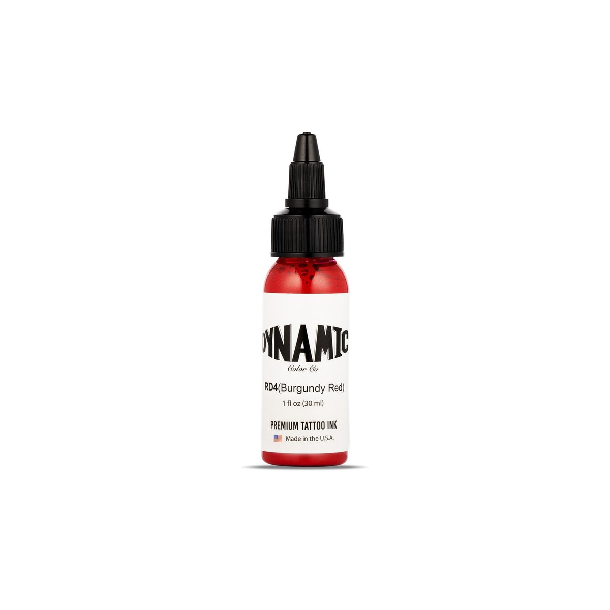 Dynamic Color Co - Burgunderrote Tattoo-Farbe, Hergestellt in den USA, Sterilisiert, Lebendig, Seit 1990, Nicht an Tieren getestet (1 Unze Flasche)