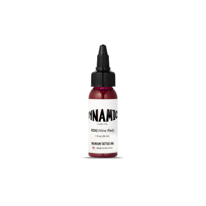 Dynamic Color Co Weinrot Tattoo Farbe (30ml Flasche): Lebendig, sterilisiert, vegan & in den USA hergestellt seit 1990 – Von Künstlern weltweit geschätzt