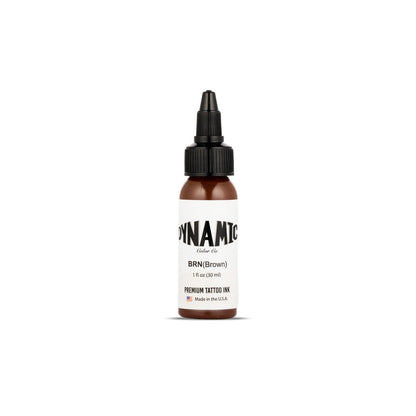 Dynamic Color Co. – Brown Tattoo Ink, 1oz, Hergestellt in den USA, Seit 1990, Sterilisiert, Vegan