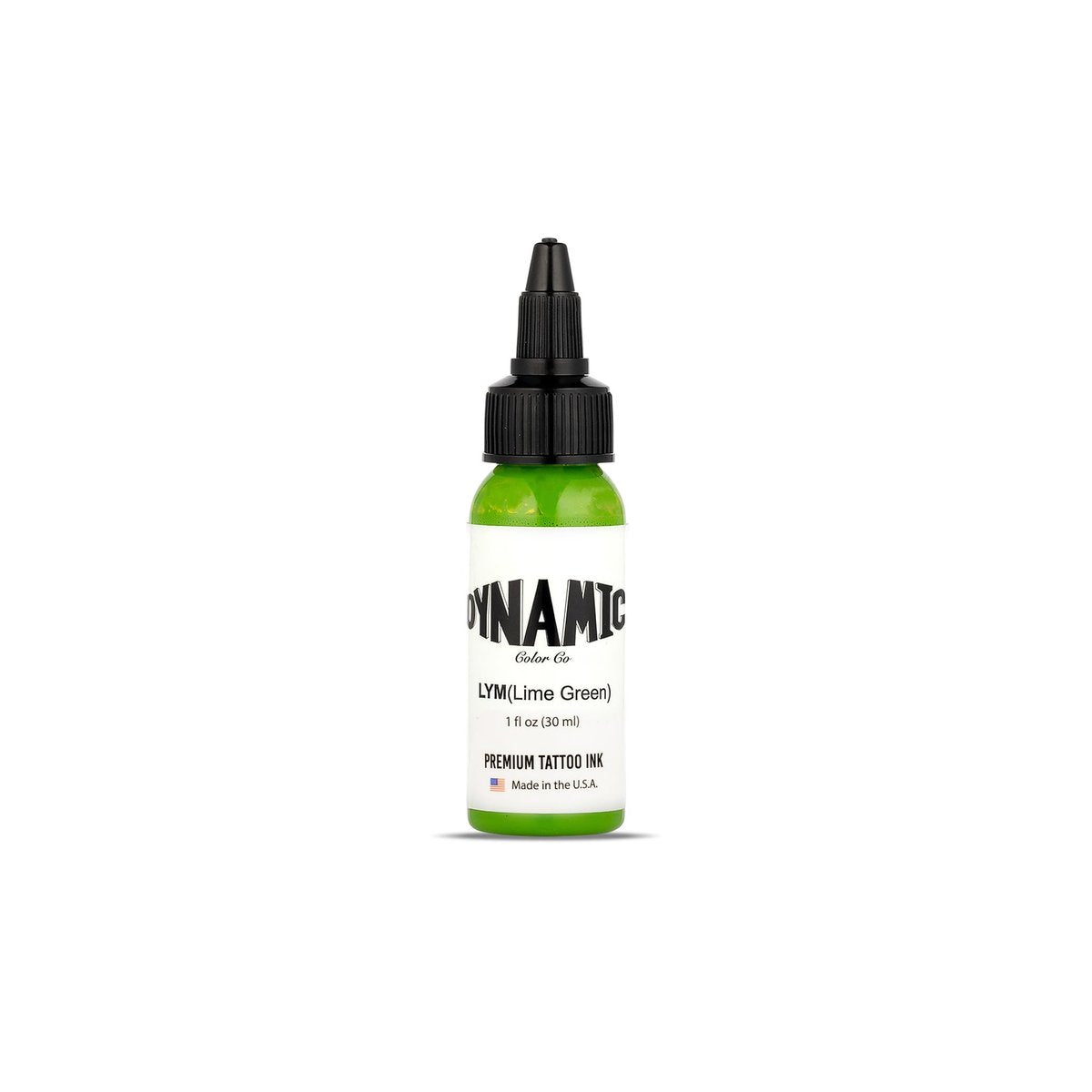 Dynamic Color Co Limettengrün Tattoo-Farbe (30 ml Flasche): Lebendig, sterilisiert, vegan & in den USA hergestellt seit 1990 – Von Künstlern weltweit geschätzt