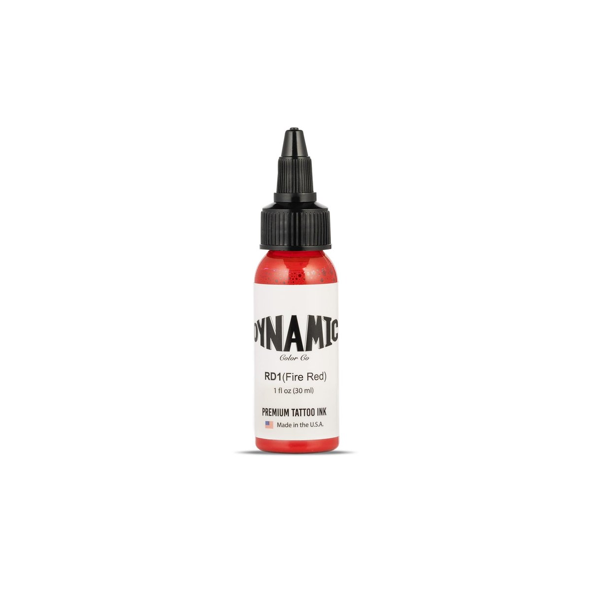 Dynamic Color Co. Fire Red Tattoo Farbe – 1 oz, Vegan, sterilisiert, Hergestellt in den USA