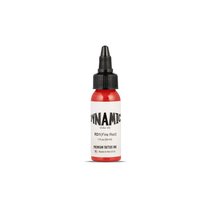 Dynamic Color Co. Fire Red Tattoo Farbe – 1 oz, Vegan, sterilisiert, Hergestellt in den USA