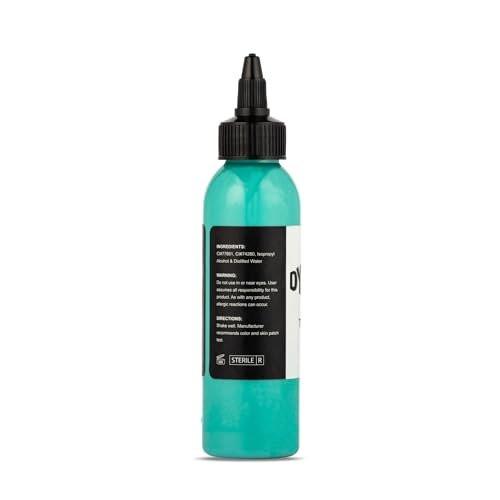 Dynamic Color Co. – Türkis Tattoo Farbe, langanhaltend, sterilisiert, hergestellt in den USA seit 1990 (1 oz Flasche)