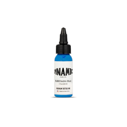 Dynamic Color Co Electric Blue Tattoo Farbe – 1 oz, sterilisiert, Hergestellt in den USA seit 1990