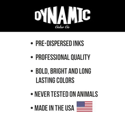 Dynamic Color Co Electric Blue Tattoo Farbe – 1 oz, sterilisiert, Hergestellt in den USA seit 1990