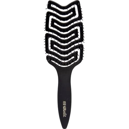 The Hair Edit Entwirr- & Massagebürste für nasses und trockenes Haar mit ergonomischem Paddel, rutschfestem Griff, weichen flexiblen Borsten, Haarbürste gegen Haarbruch für dickes, lockiges, glattes, feines Haar