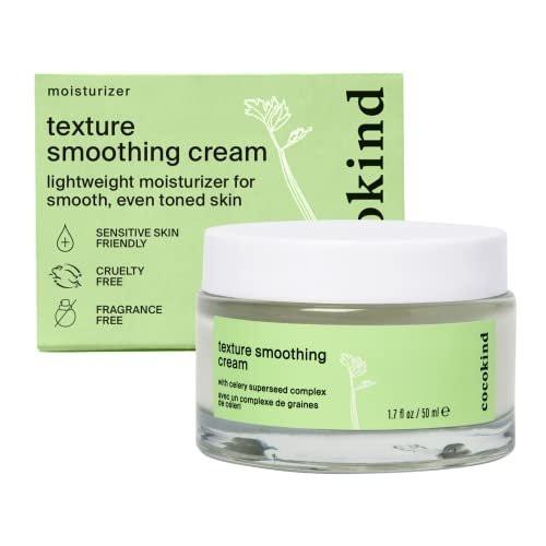 Cocokind Texture Smoothing Cream – Feuchtigkeitscreme mit Squalan, Selleriesamen und Gurke, 1,7 Fl Oz