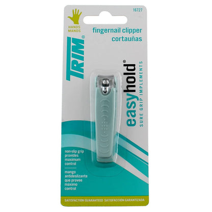 Trim Easy Hold Fingernagelknipser (2er-Pack) – Präziser Nagelknipser aus Metall in Blau