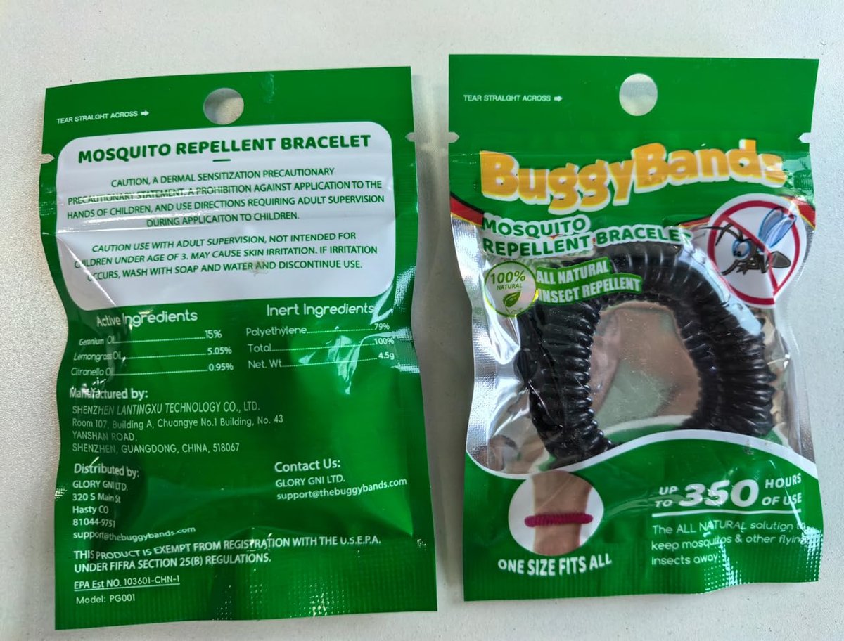 BuggyBands 12er-Pack Mückenarmbänder – Mückenschutz für Erwachsene und Kinder – einzeln verpackt, DEET-frei, natürlich, wasserdicht – Citronella-Armbänder für Camping und Wandern