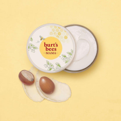 Burt's Bees Mama Bauchbutter - Dehnungsstreifen Creme für Schwangerschaftsmassagen, Körperpflege & Reduziert Narbenbildung, Prä- & Postnatale Hautpflege, Sheabutter & Vitamin E Formel, 6,5 Unzen (3er Pack)