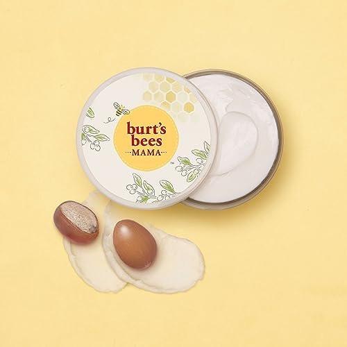 Burt's Bees Mama Bauchbutter - Dehnungsstreifen Creme für Schwangerschaftsmassagen, Körperpflege & Reduziert Narbenbildung, Prä- & Postnatale Hautpflege, Sheabutter & Vitamin E Formel, 6,5 Unzen (3er Pack)