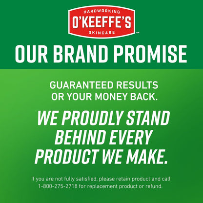 O'Keeffe's Working Hands Handcreme für extrem trockene Hände - 96 g Glas (1 Packung) - Reparierende Hautpflege für rissige, trockene Hände