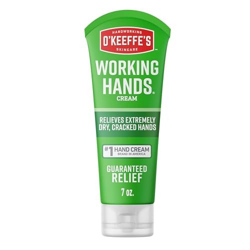 O'Keeffe's Working Hands Handcreme für extrem trockene Hände – 7 oz Tube (1 Pack) – Reparierende Hautpflege für rissige, trockene Hände