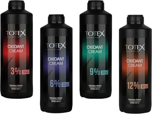 Totex Oxidant Cream Entwickler 12% Peroxid 40 Volumen 1000 ml (35,19 Fl Oz)