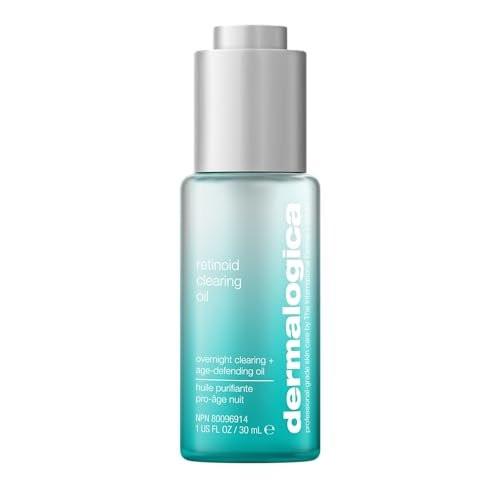 Dermalogica Retinol Clearing Oil Face Serum mit Salicylsäure – Anti-Aging Akne Behandlung für klarere, strahlende Haut über Nacht, 30 ml