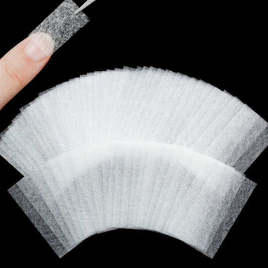 Blulu 240 Stück Seiden-Nagelverlängerungs-Wrap, Glasfaser-Wrap für Nagelkunst, DIY-Schutzaccessoires für Risse, Brüche und Reparaturen – für Frauen und den Heimgebrauch
