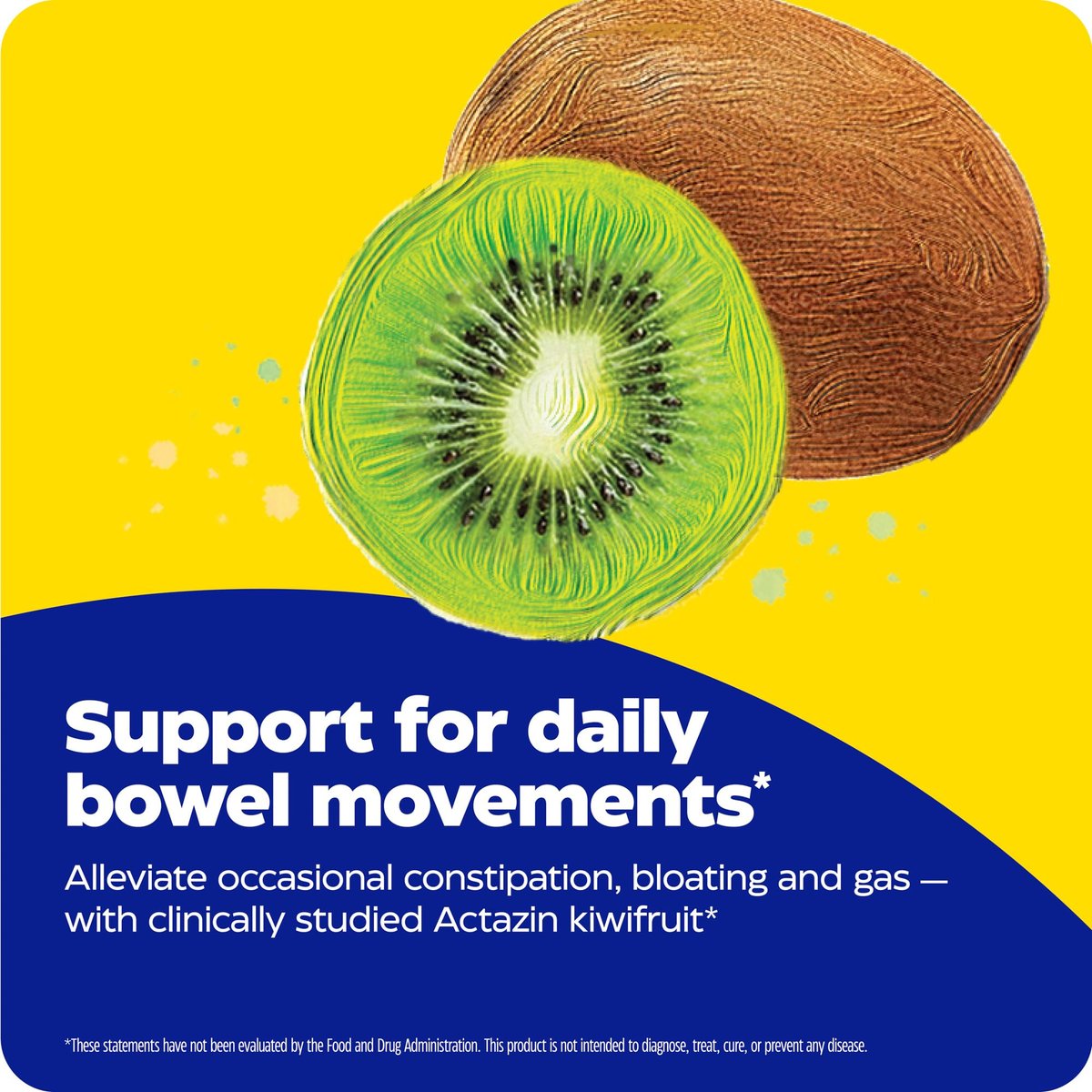 Enzymedica Kiwi Regularity – Ballaststoffpräparat für Männer & Frauen, Unterstützung bei gelegentlicher Verstopfung, reduziert Blähungen und Völlegefühl, tägliche Verdauungs- und Darmgesundheit für Erwachsene – 30 Kautabletten