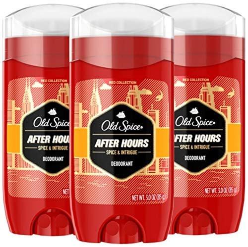 Old Spice Red Collection After Hours Deodorant für Männer, 85 g (3er-Pack)