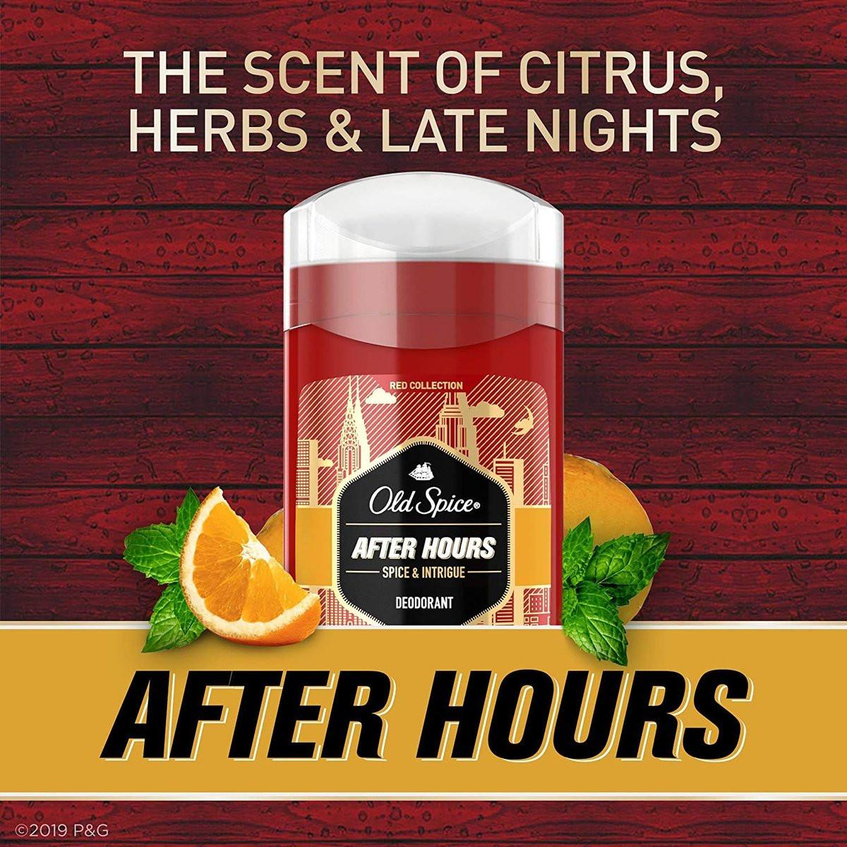 Old Spice Red Collection After Hours Deodorant für Männer, 85 g (3er-Pack)